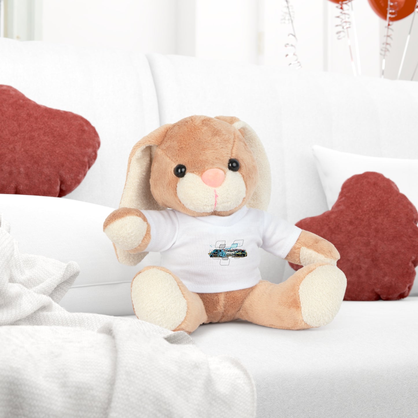 Plush Toy with T-Shirt Bunny