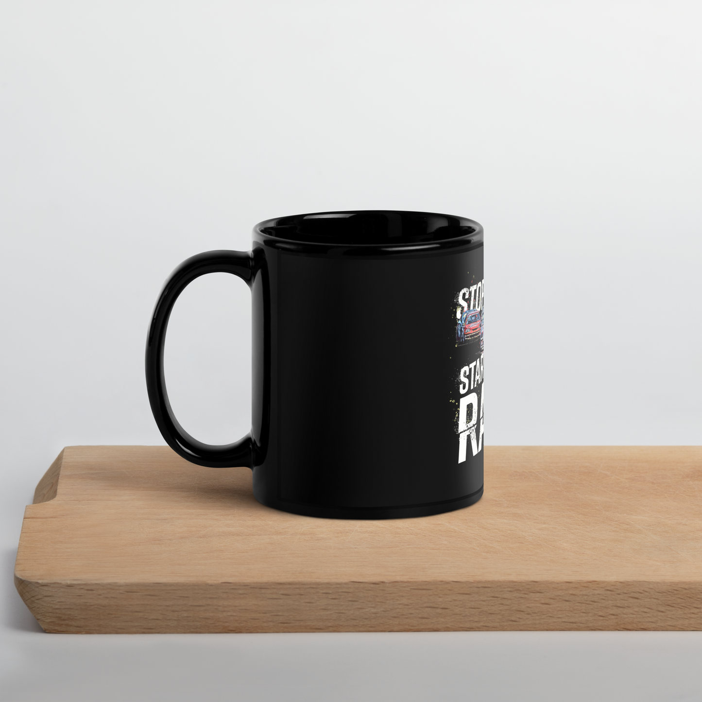 ABC Race Black Mug