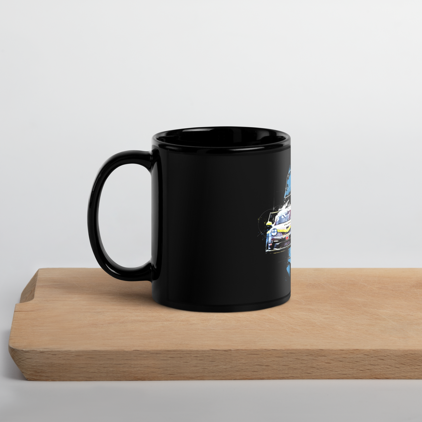 Racing Black Glossy Mug