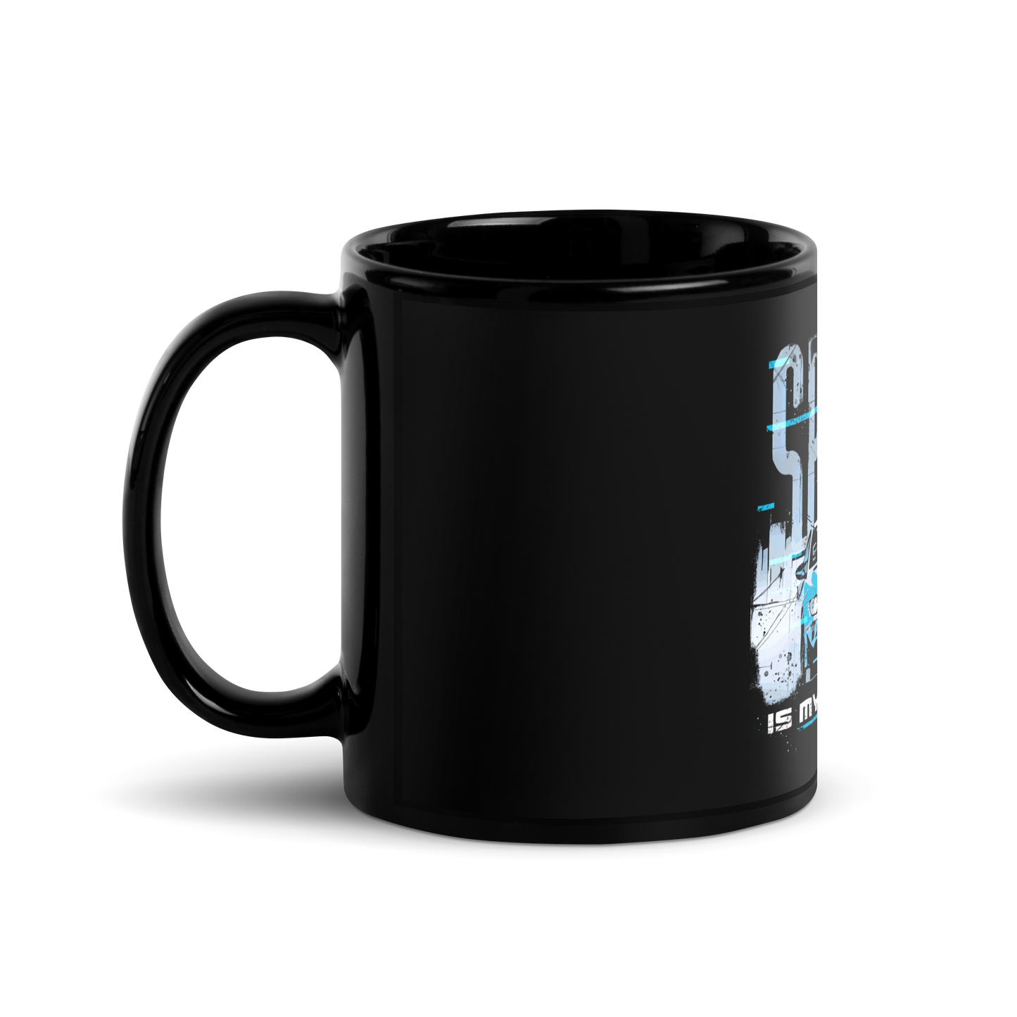 Speed is My Passion Black Mug