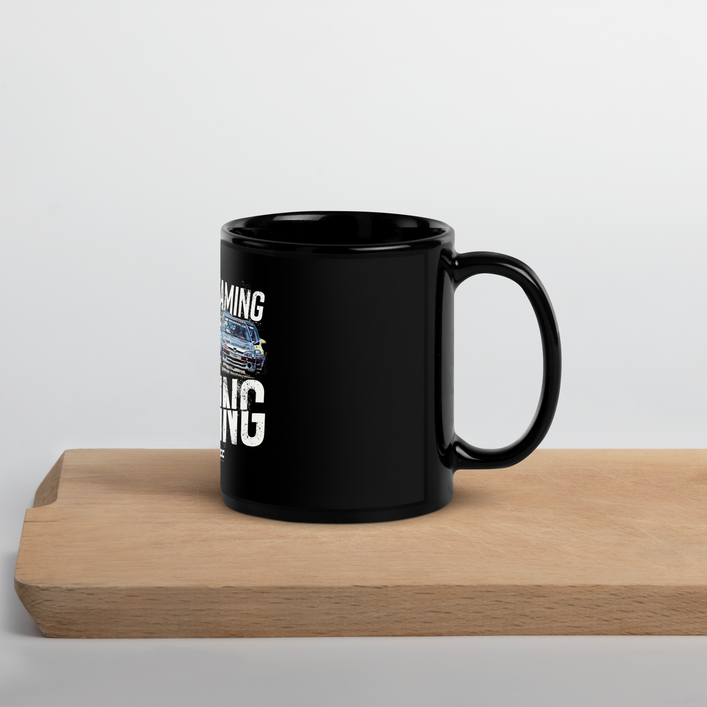 ABC Race Black Mug
