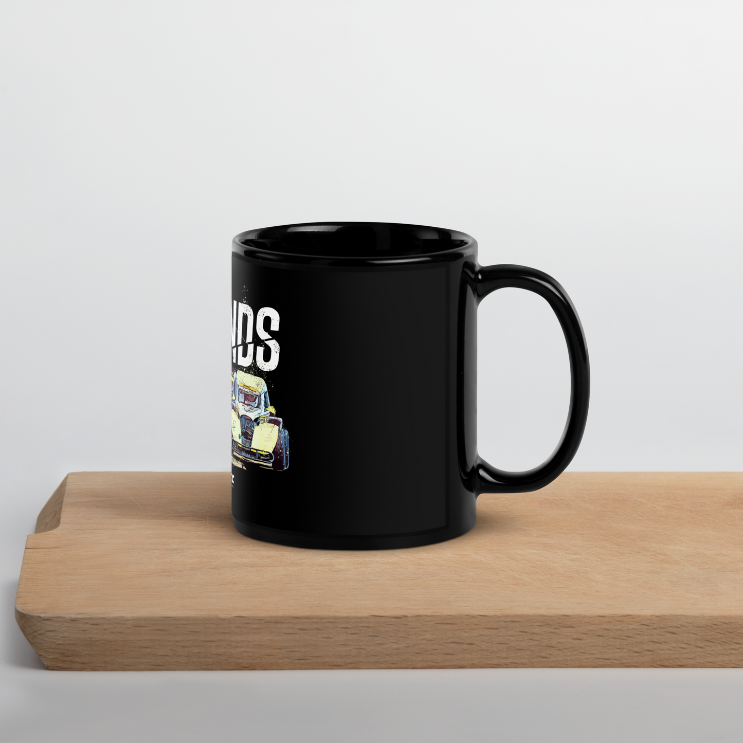 Legends Car Racing Black Mug