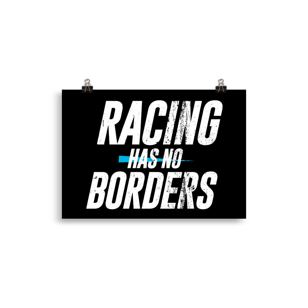 Poster Racing Has no Borders