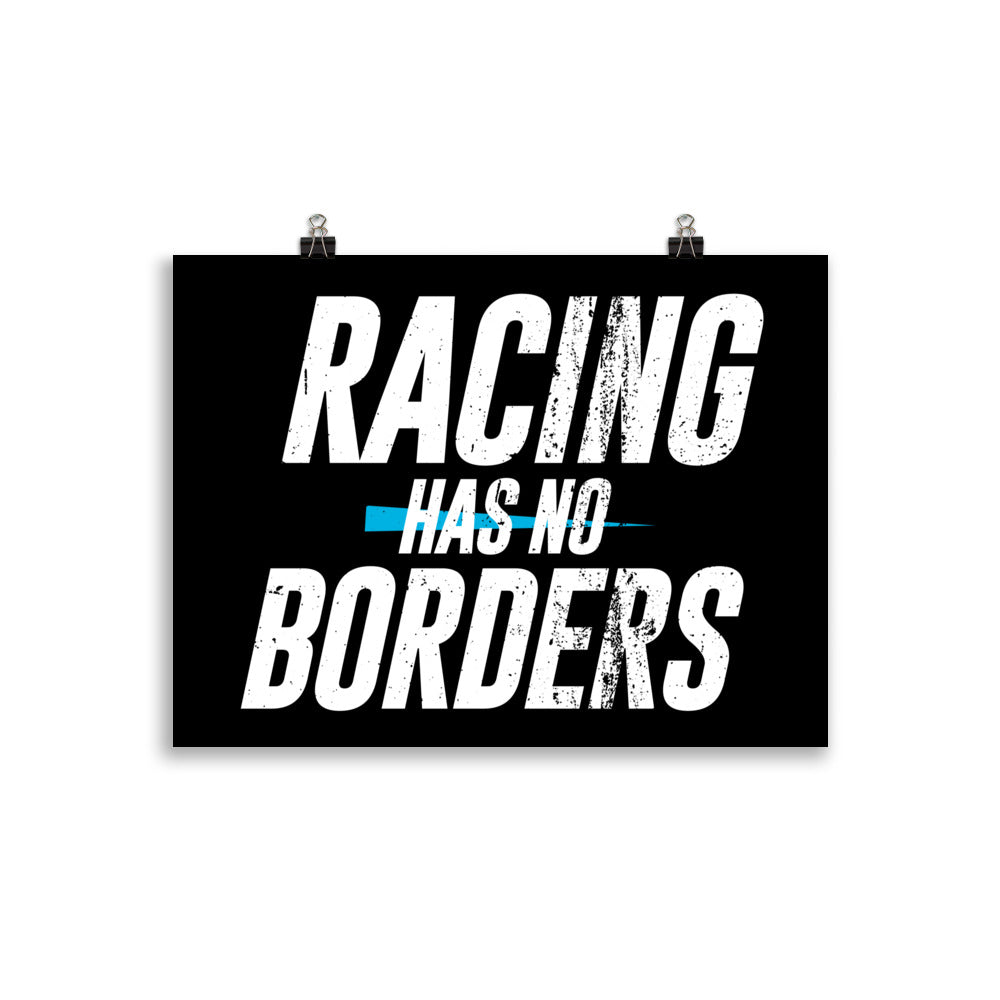 Poster Racing Has no Borders