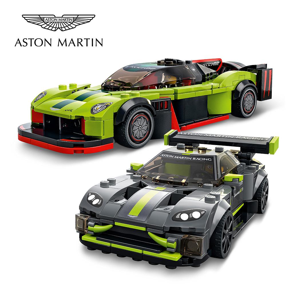LEGO Speed Champions Aston Martin Valkyrie AMR Pro and Aston Martin Vantage GT3