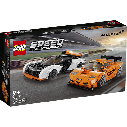 LEGO Speed Champions McLaren Solus GT ja McLaren F1 LM