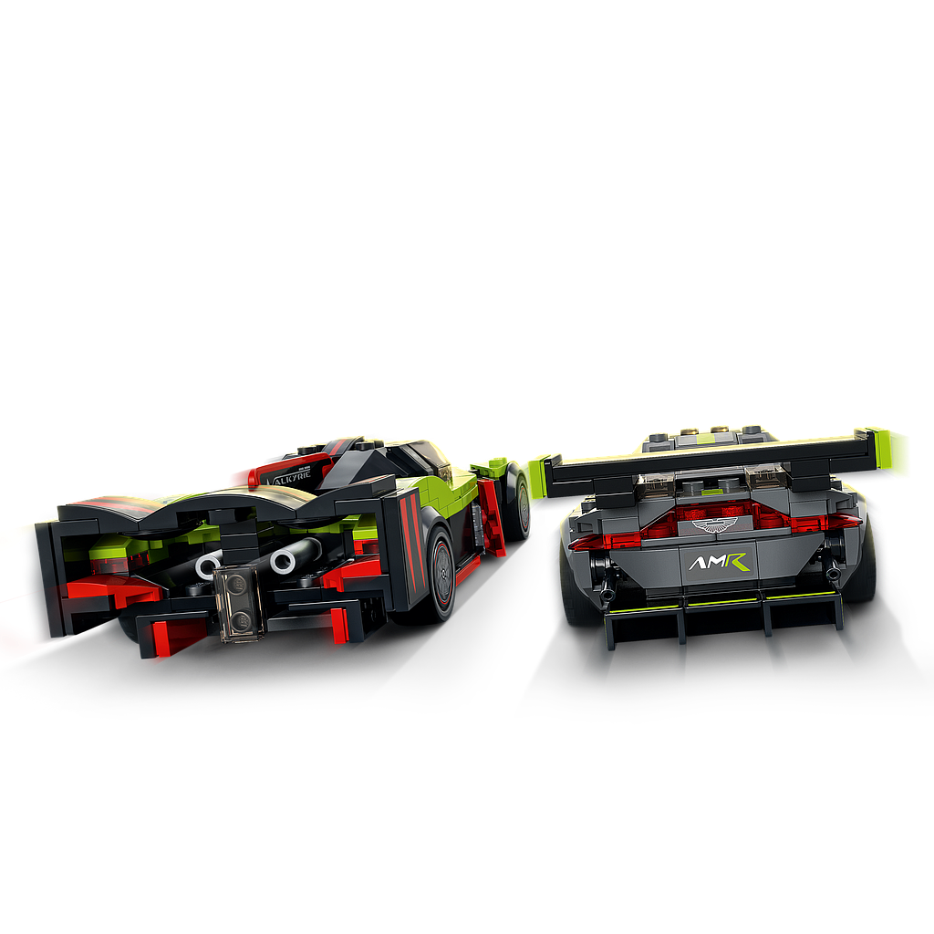 LEGO Speed Champions Aston Martin Valkyrie AMR Pro and Aston Martin Vantage GT3