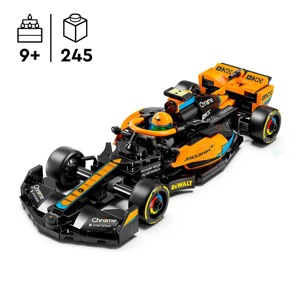 LEGO Speed Champions 2023 McLaren Formula 1 Race Car