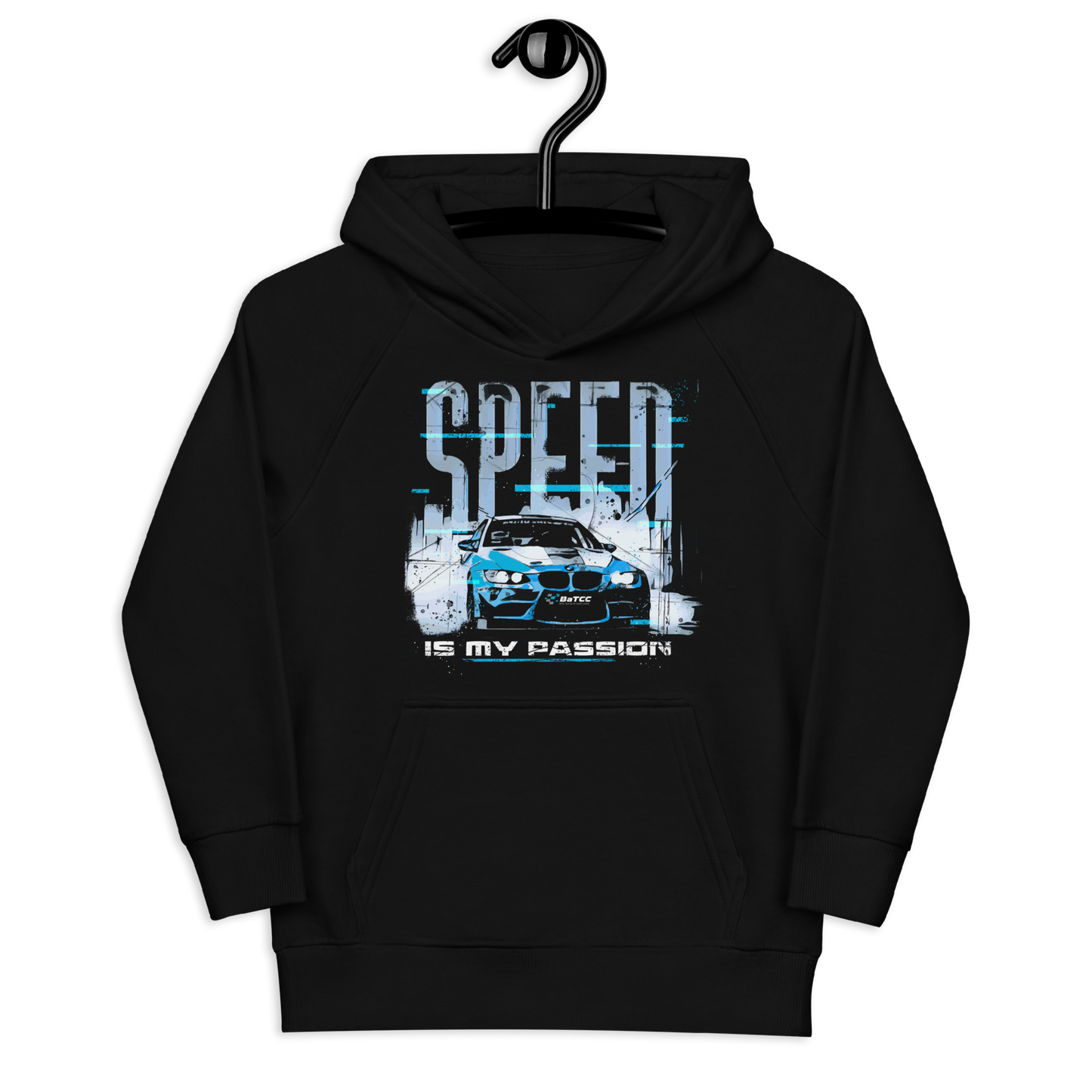 Speed is My Passion Kids Unisex Hoodie