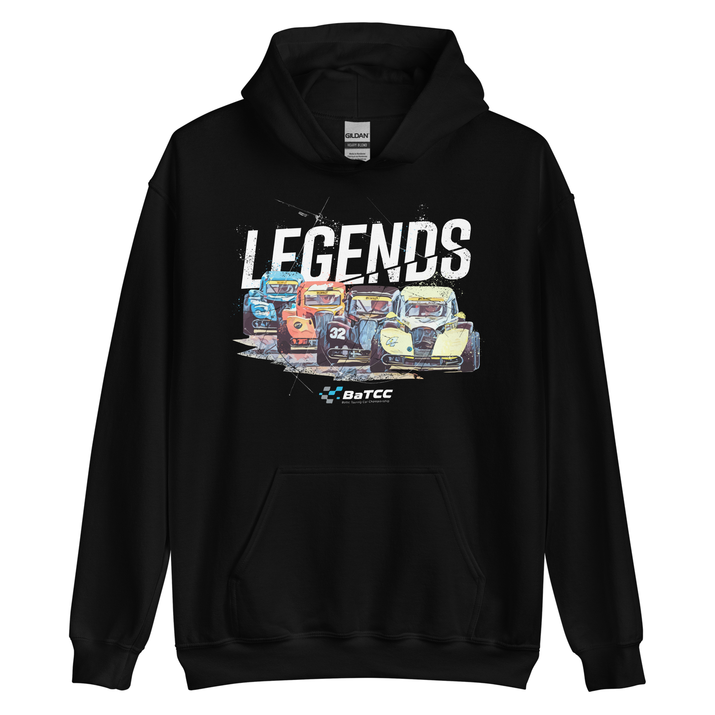 hoodie with legends car