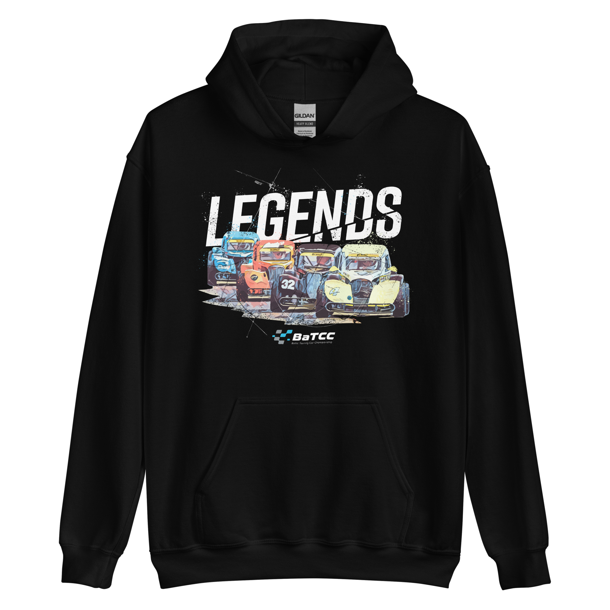 hoodie with legends car