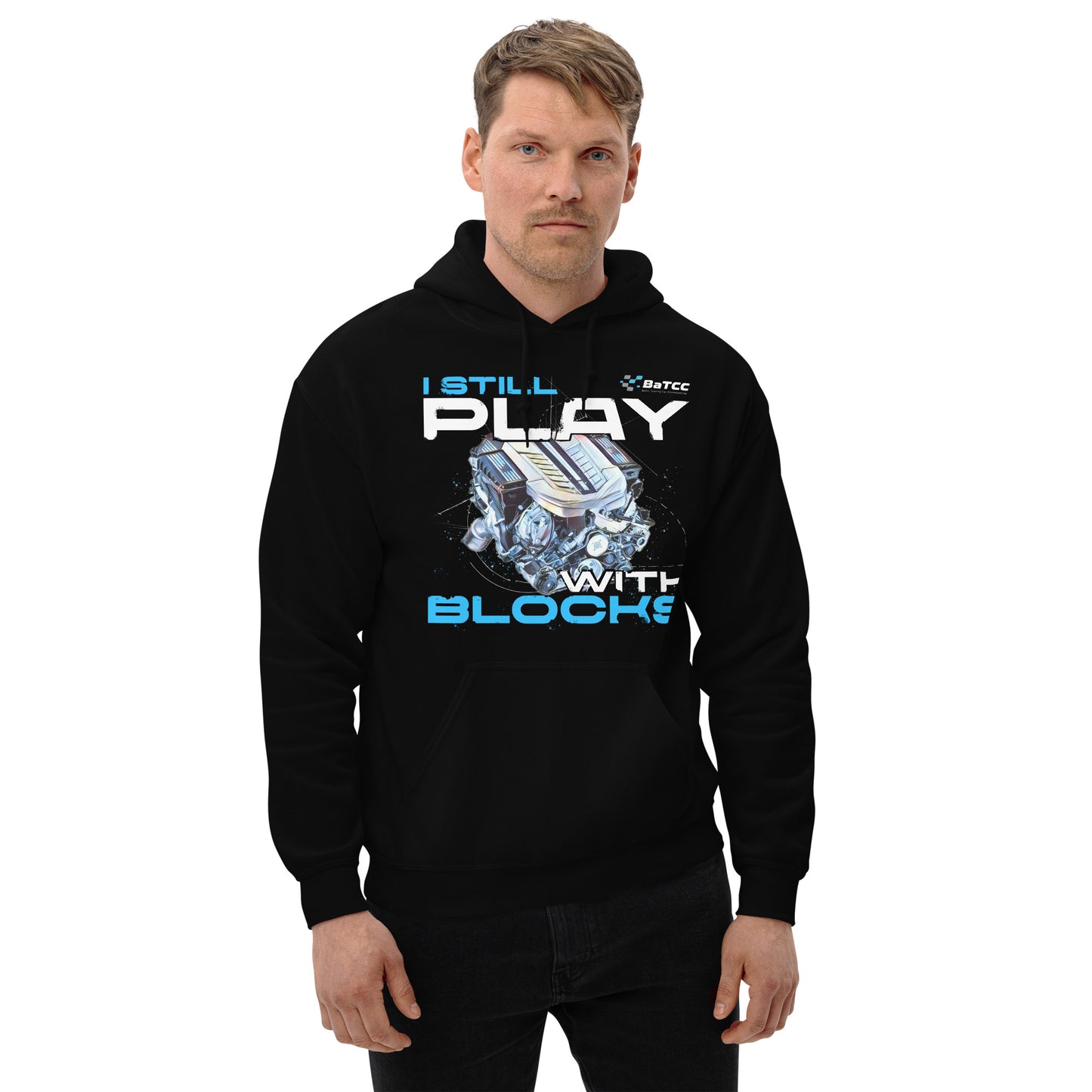 I Still Play with Blocks Engine Unisex Hoodie