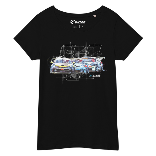 Women’s basic organic T-shirt Racing V1.0