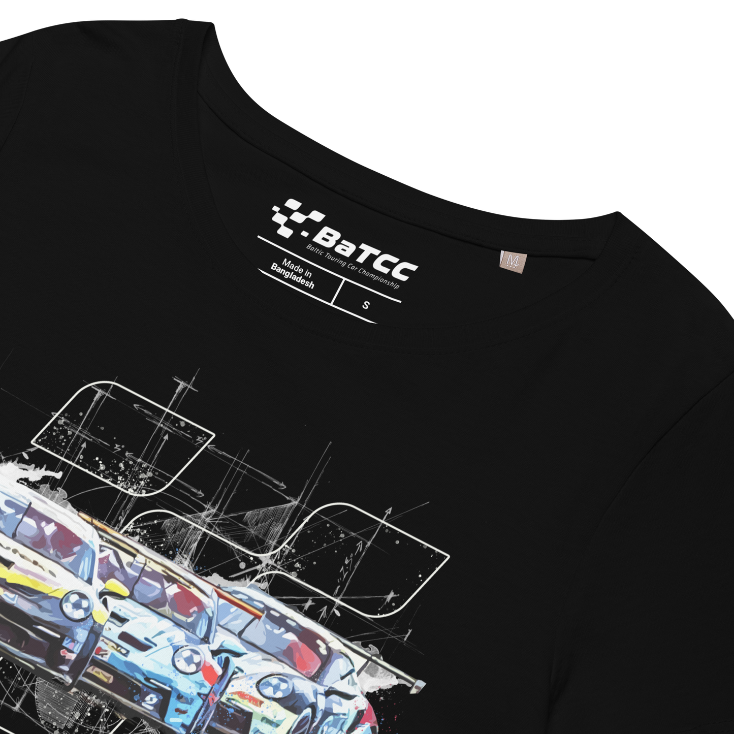Women’s basic organic T-shirt Racing V1.0