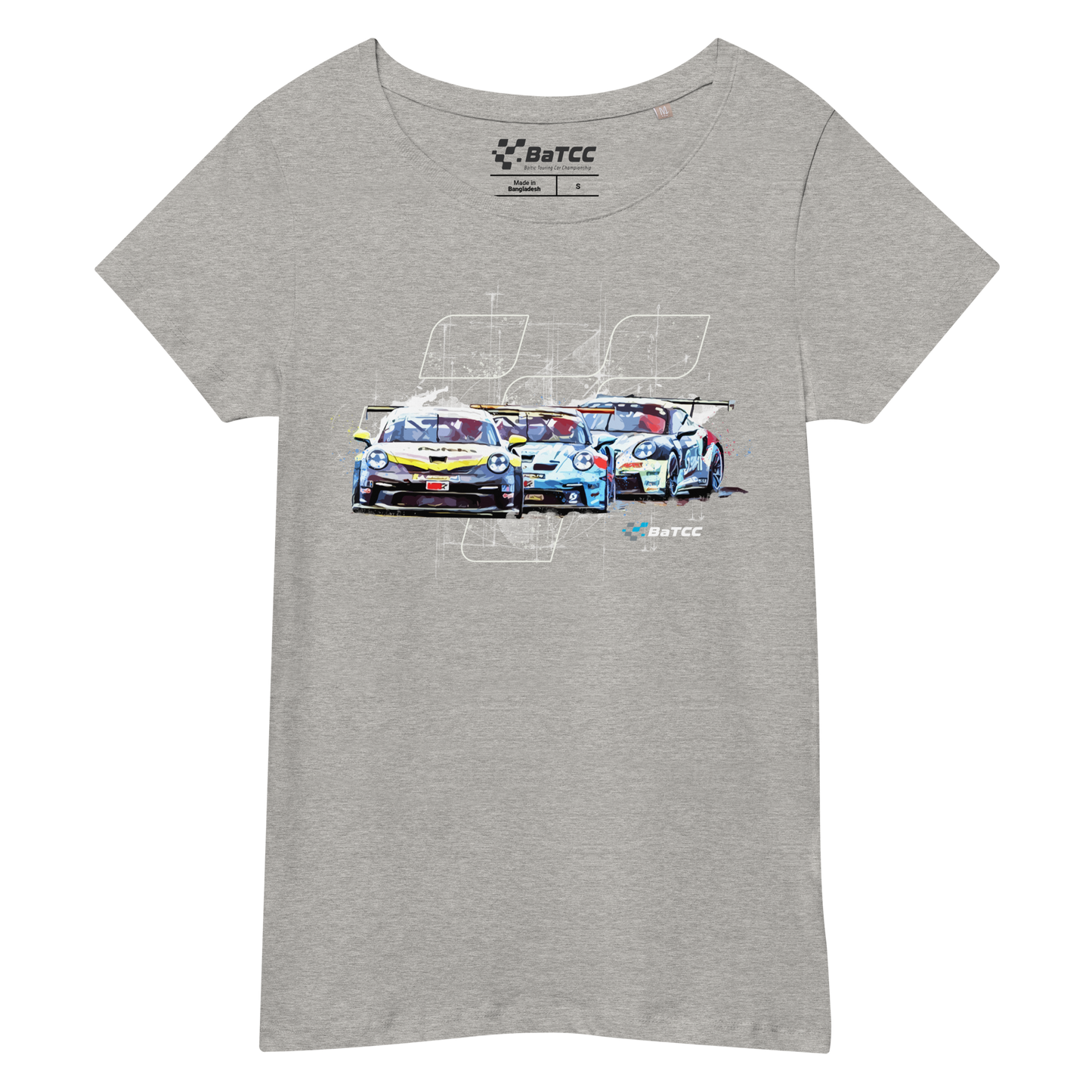 Women’s basic organic T-shirt Racing V1.0