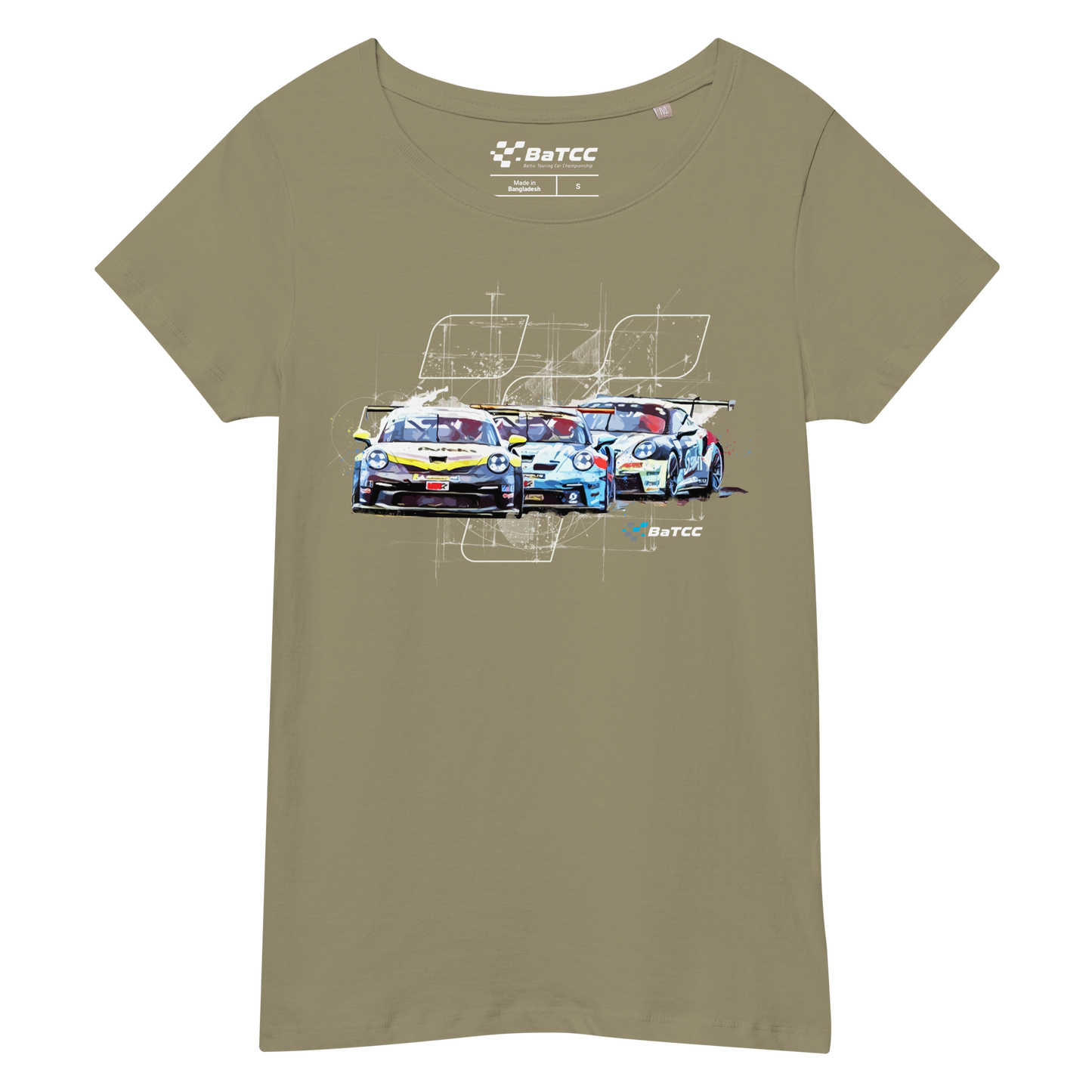 Women’s basic organic T-shirt Racing V1.0