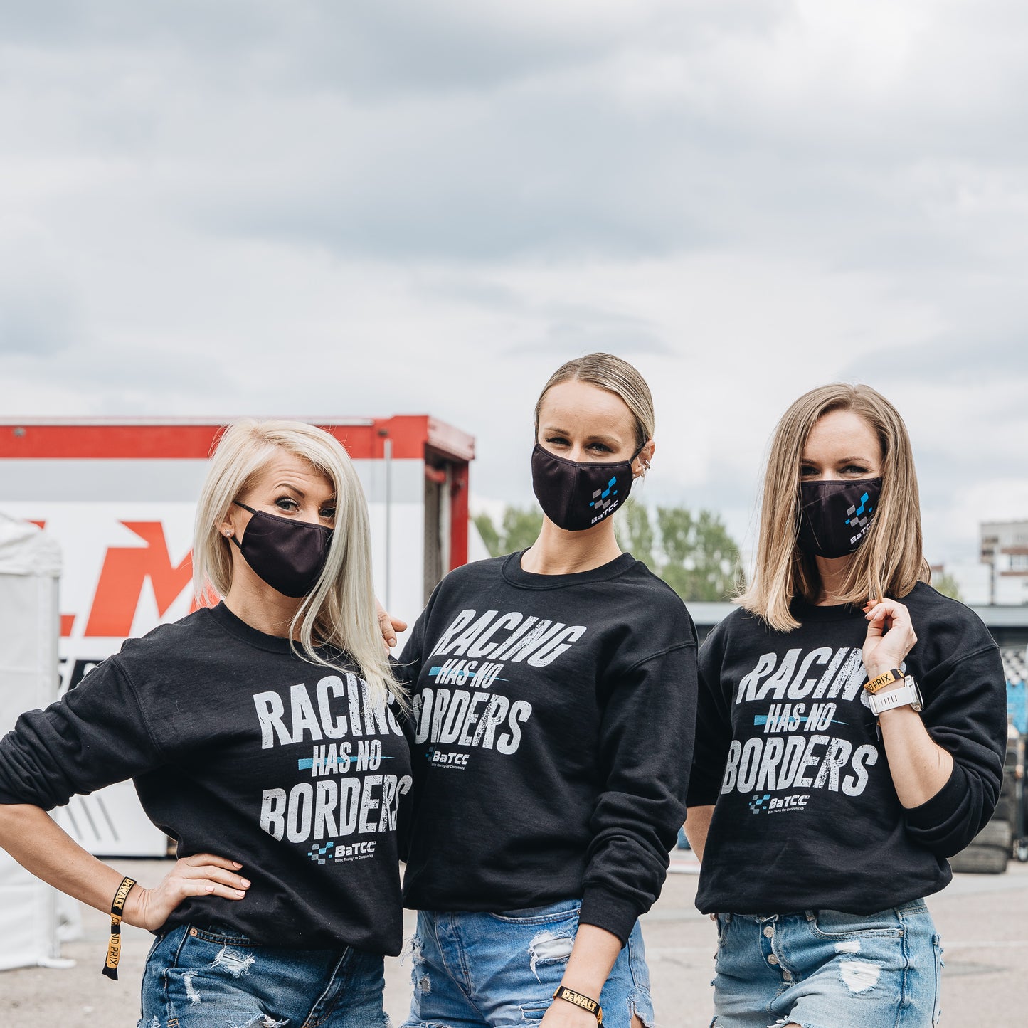 Racing Has No Borders Unisex Sweatshirt (FRONT PRINT ONLY)