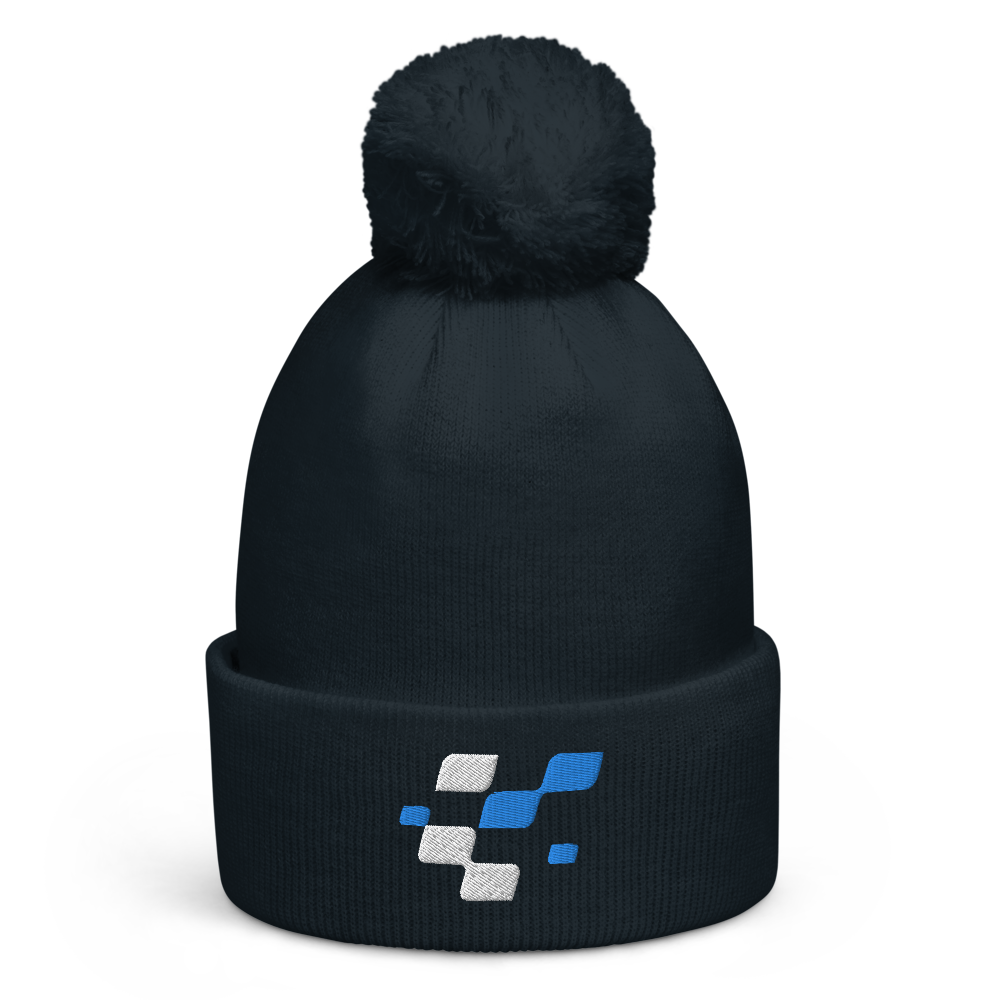 BaTCC flag Pom pom beanie