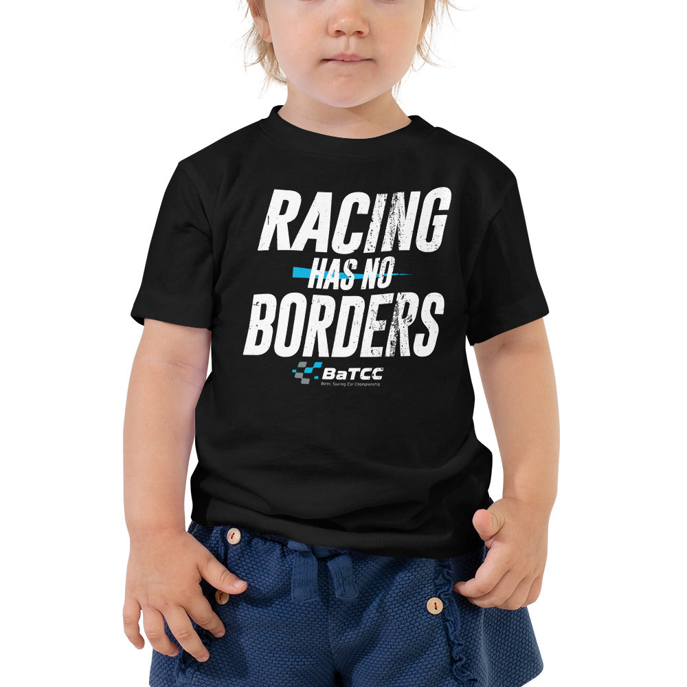Racing has no borders Kinder-Kurzarm-T-Shirt