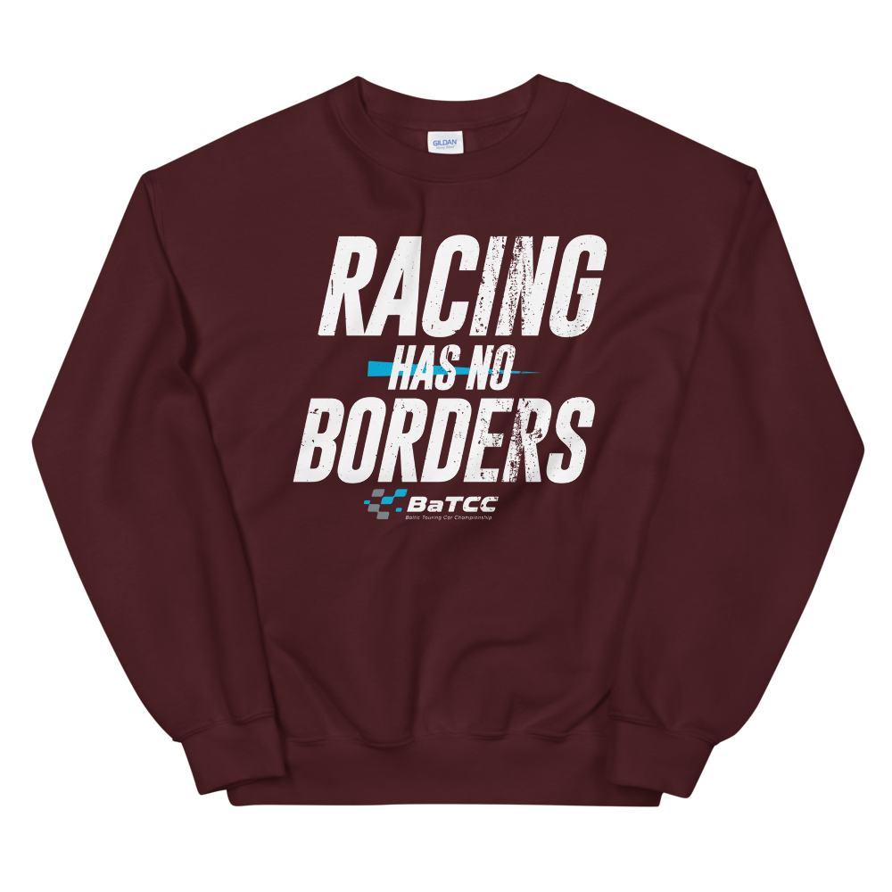 Racing Has No Borders Unisex Sweatshirt (FRONT PRINT ONLY)