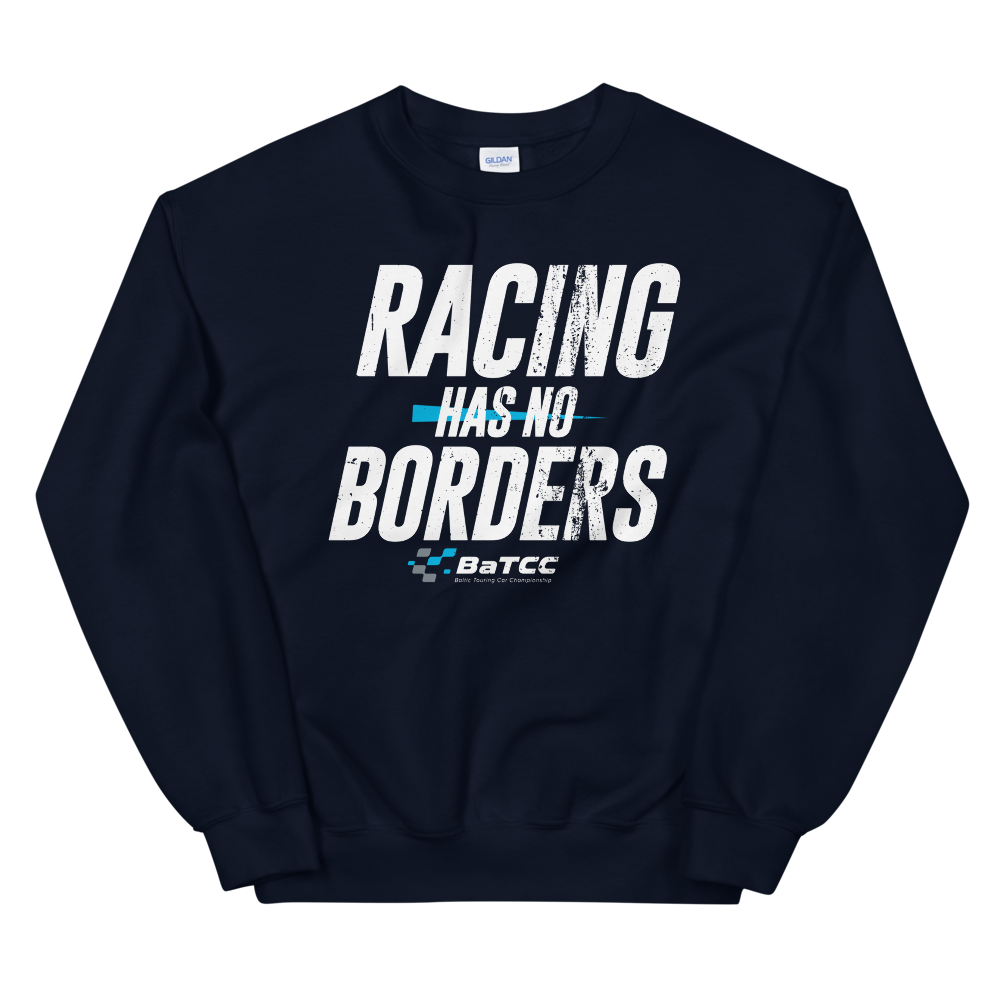 Racing Has No Borders Unisex Sweatshirt (FRONT PRINT ONLY)