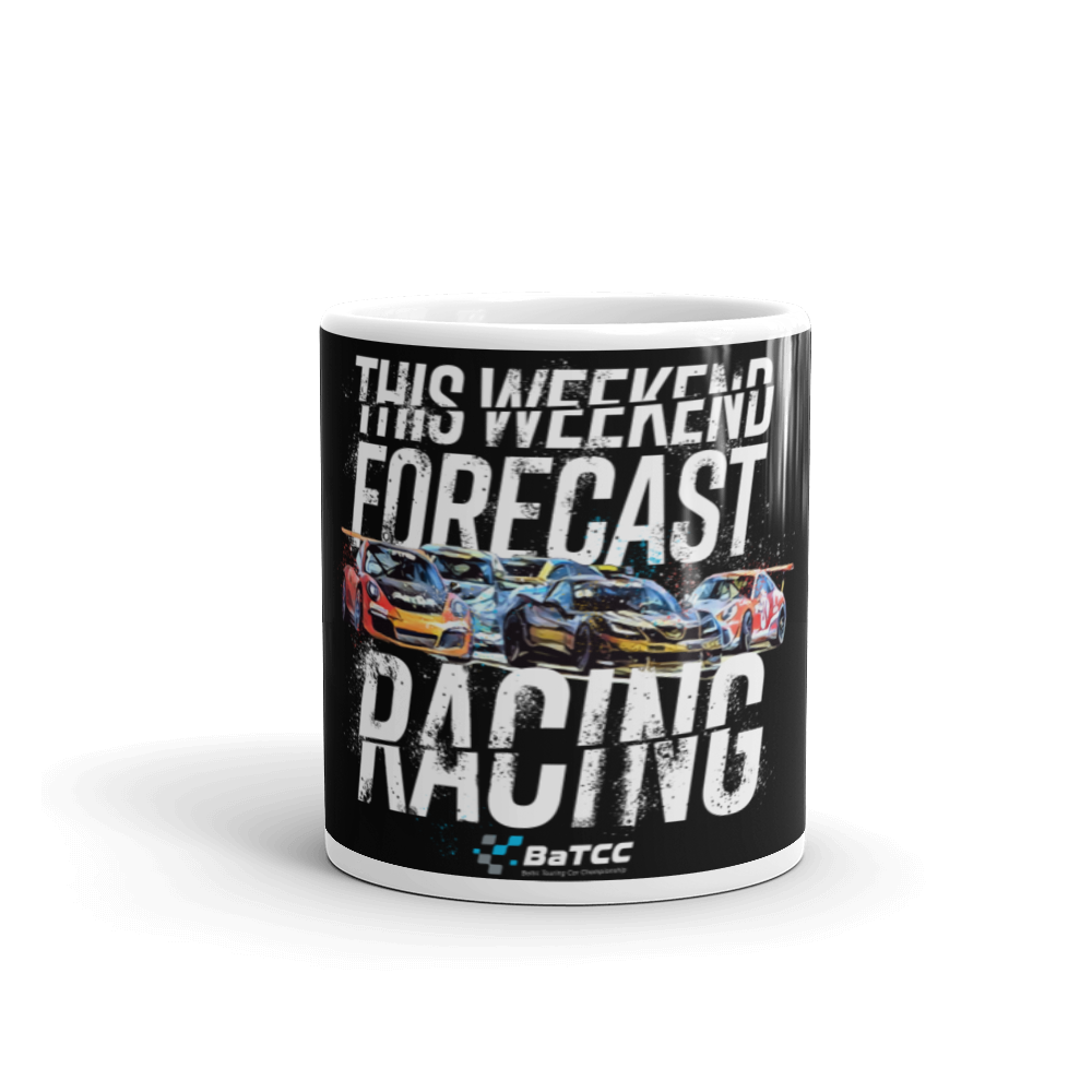Weekend Forecast Mug BLACK