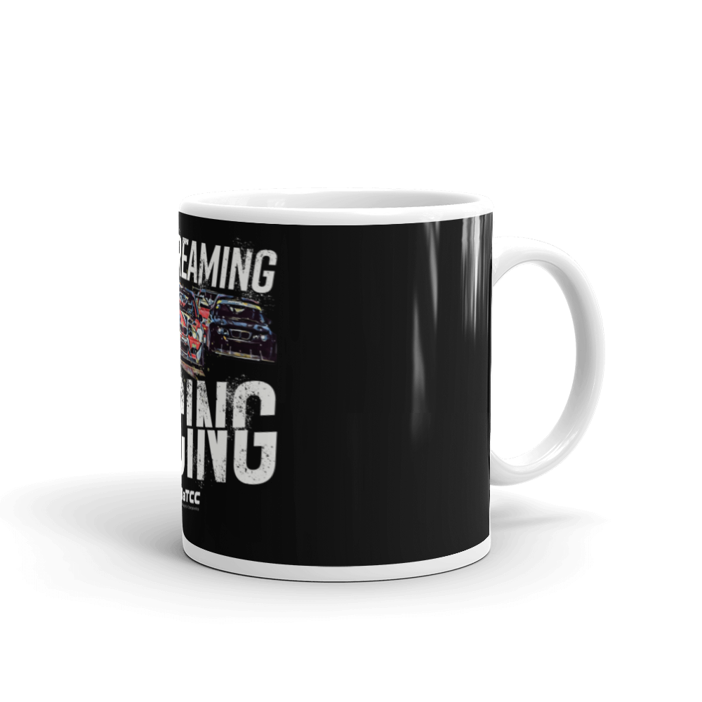 Stop Dreaming Start Racing Mug BLACK