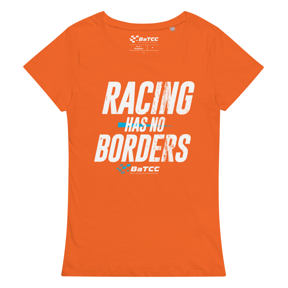 Racing has no borders Women’s basic organic t-shirt