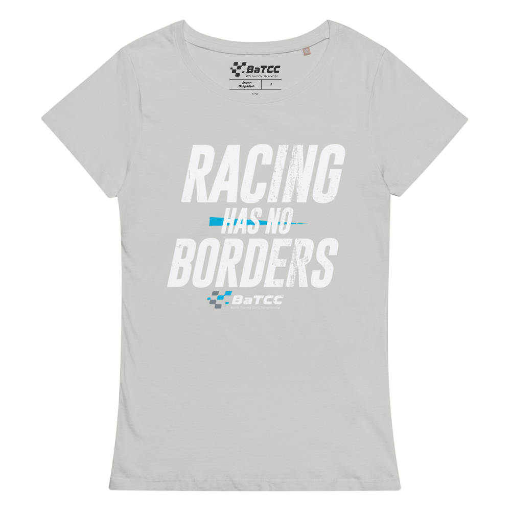 Racing has no borders Women’s basic organic t-shirt