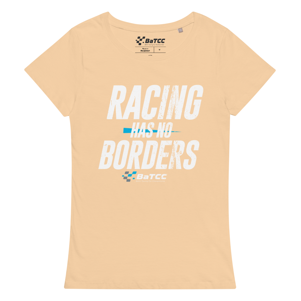 Racing has no borders Women’s basic organic t-shirt
