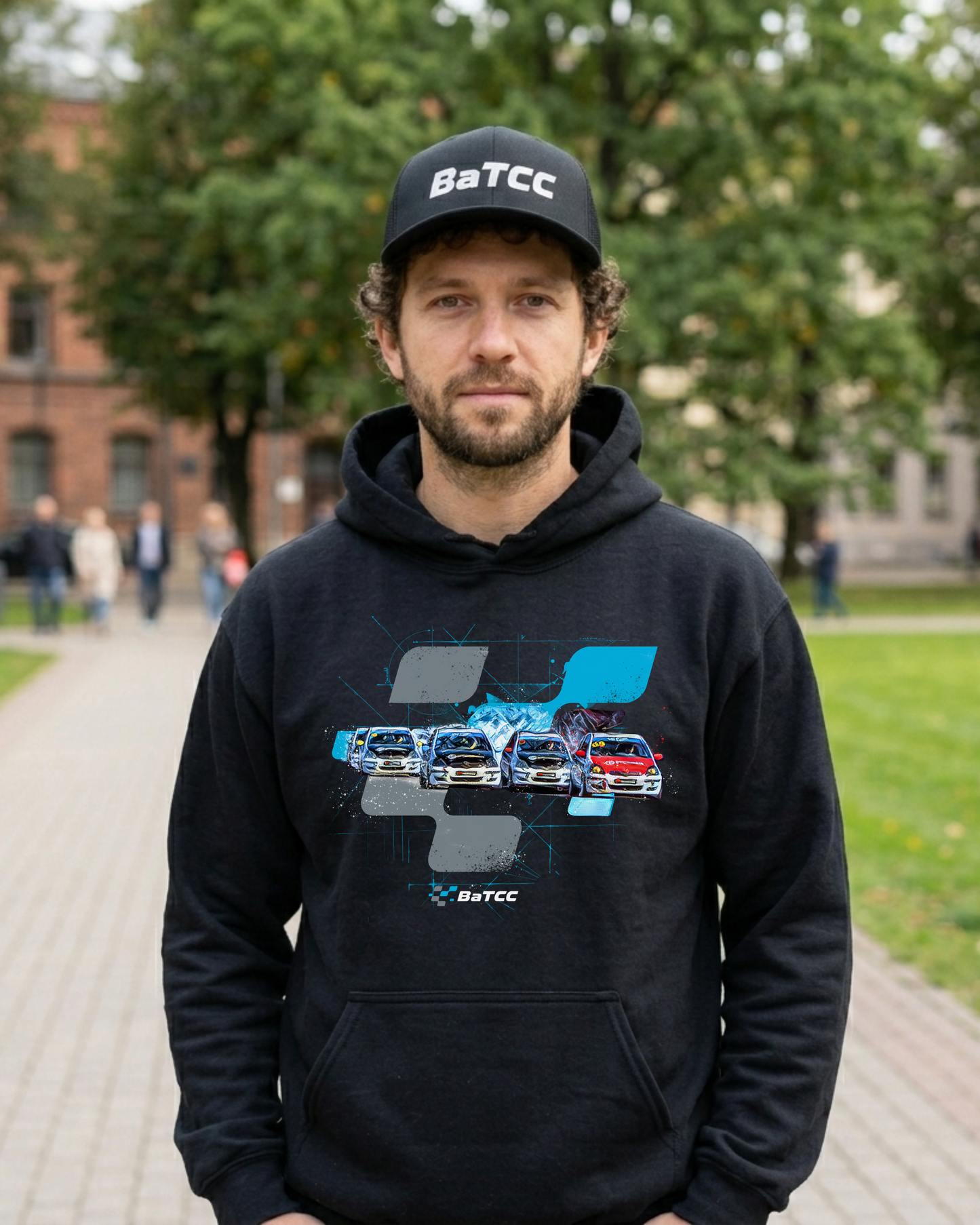 V1600 Racing Unisex Hoodie (Front print)