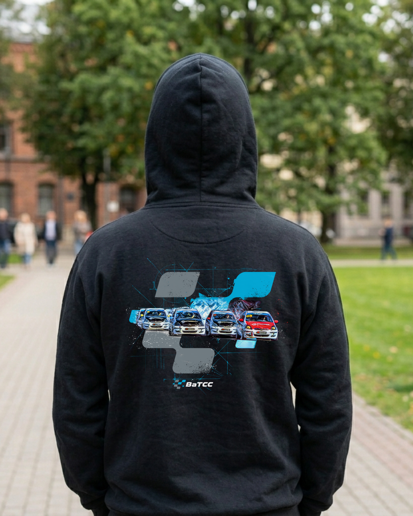 V1600 Racing Unisex Hoodie (Back print)
