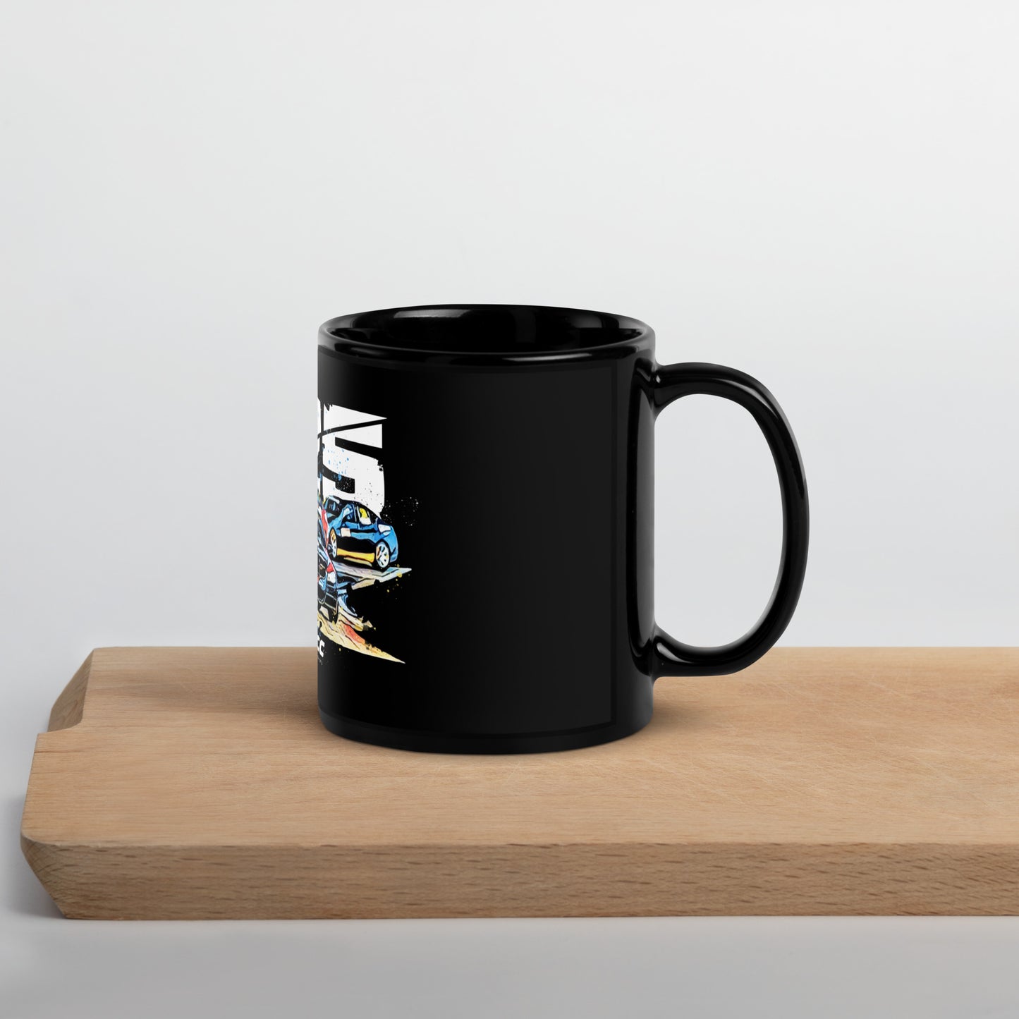 325 Racing Car Black Glossy Mug