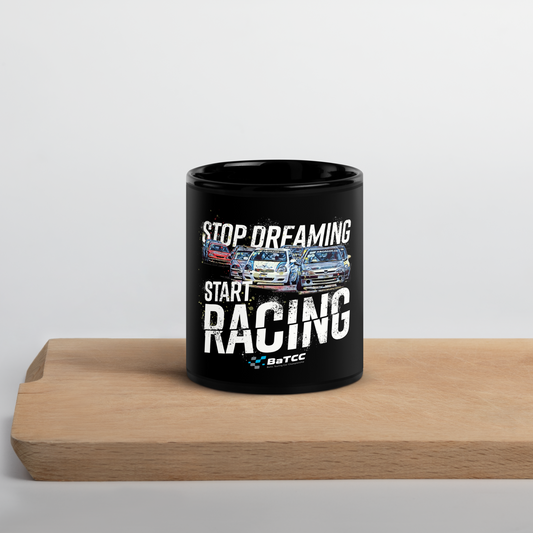ABC Race Black Mug