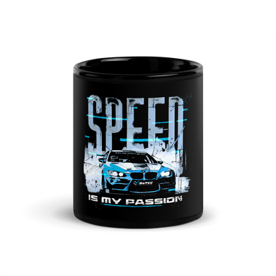 Speed is My Passion Black Mug