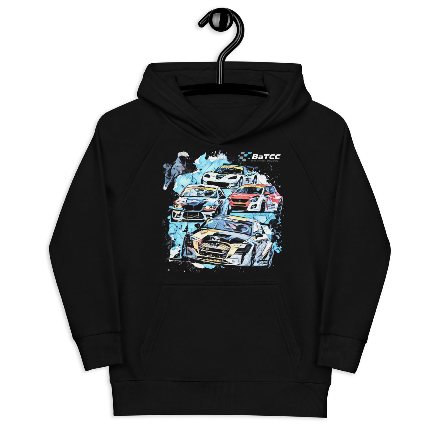 Touring Cars Racing Kids eco hoodie