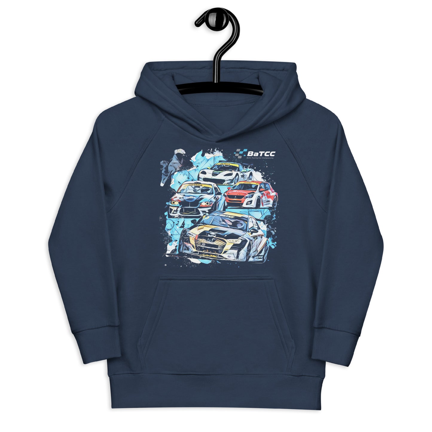 Touring Cars Racing Kids eco hoodie