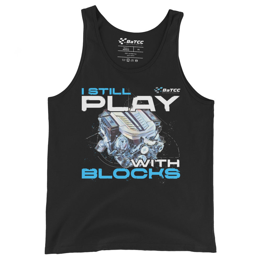 I Still Play with Blocks Engine Unisex Tank Top