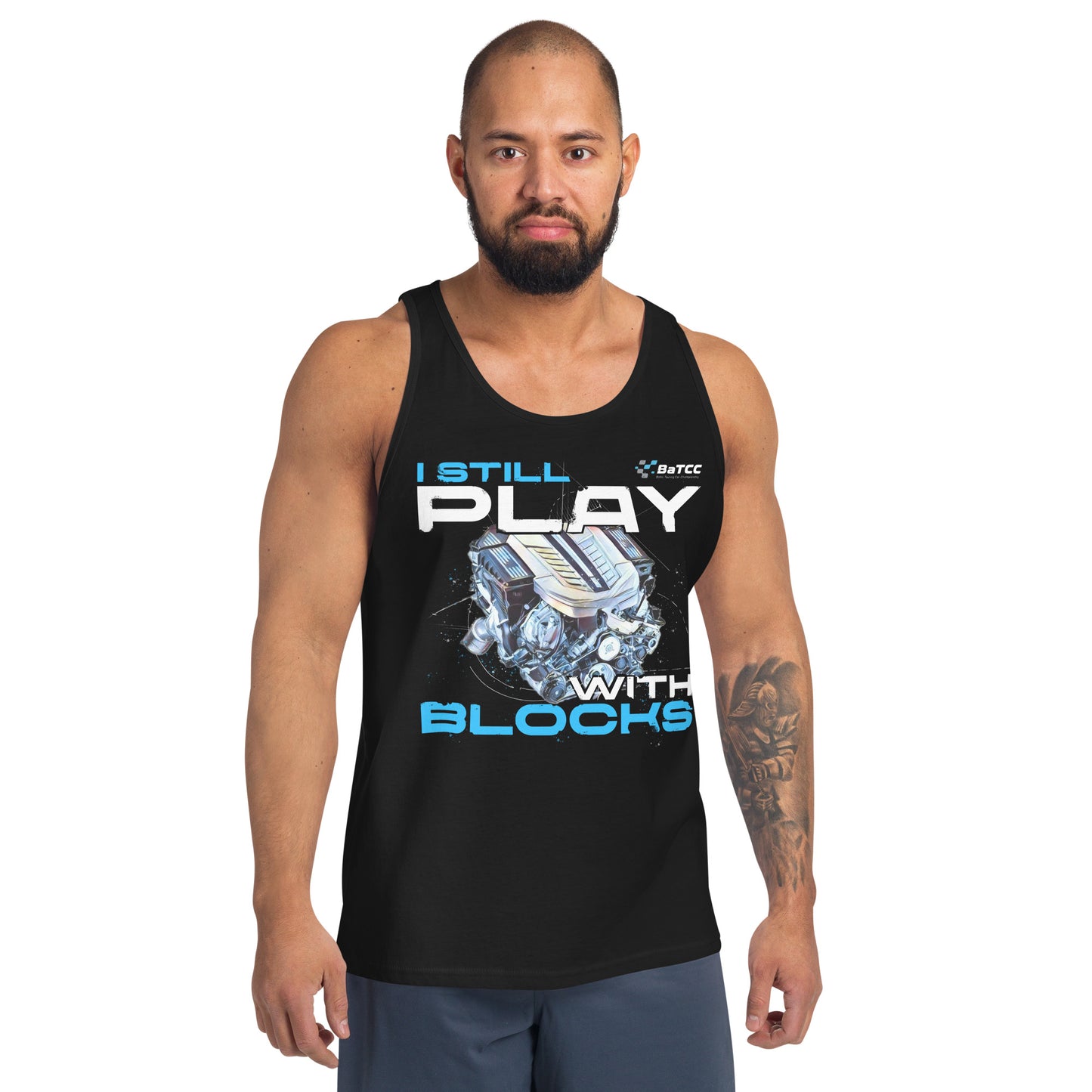 I Still Play with Blocks Engine Unisex Tank Top