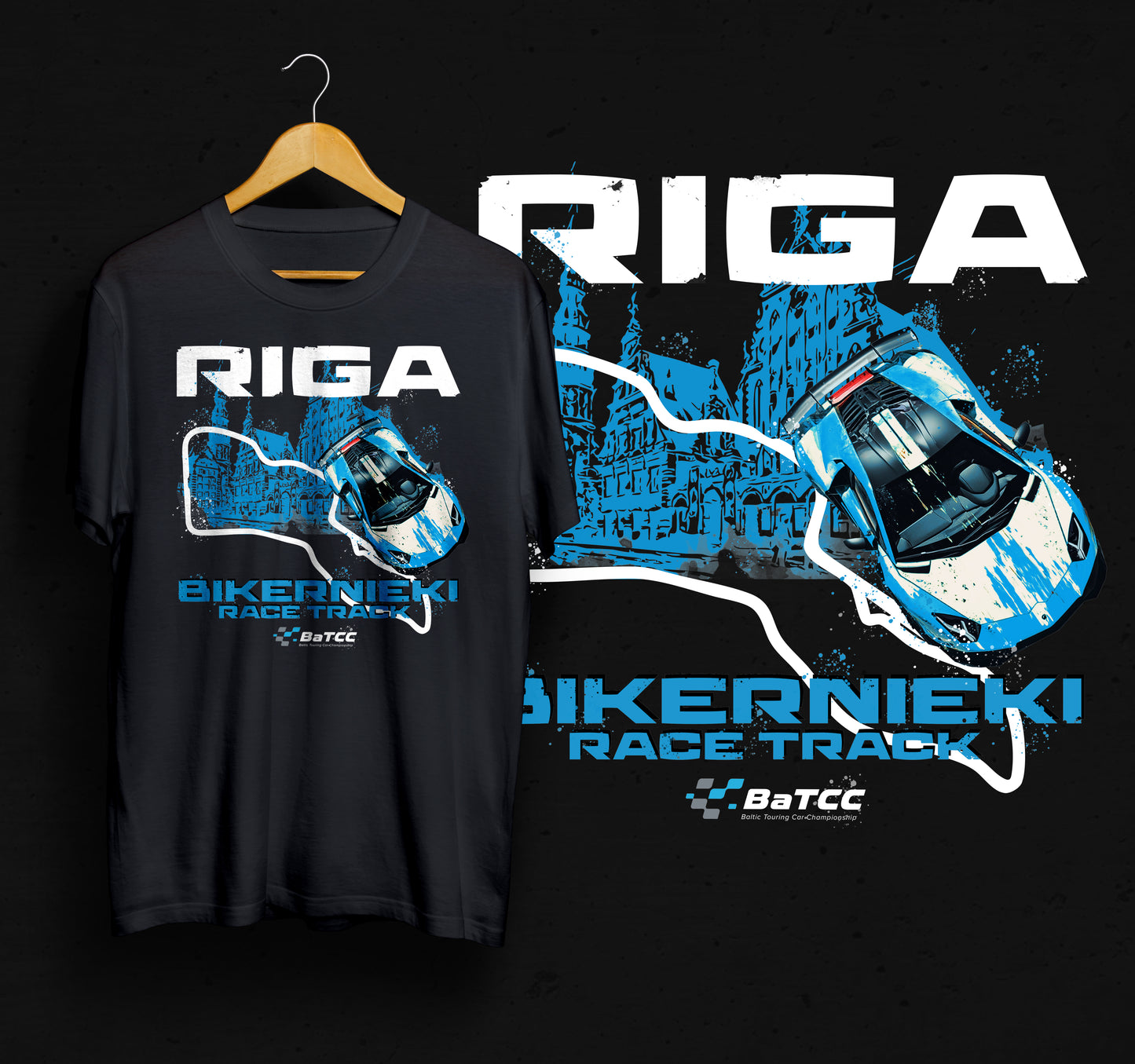 Bikernieki Race Track Unisex T-Shirt