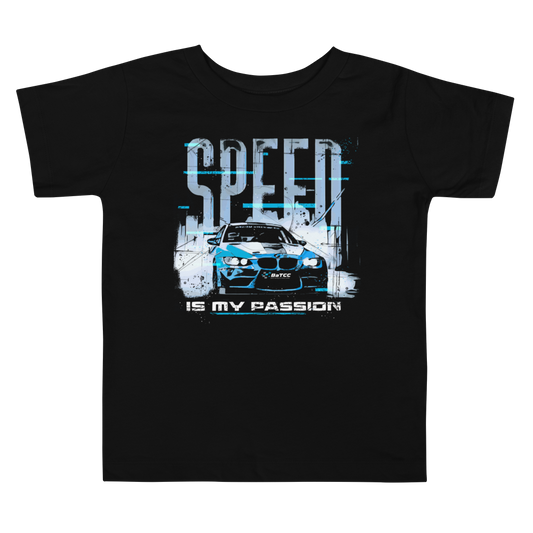 Speed ​​is My Passion Kleinkind Unisex T-Shirt