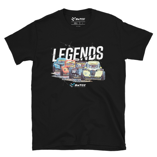 t-shirt for him, with legends car