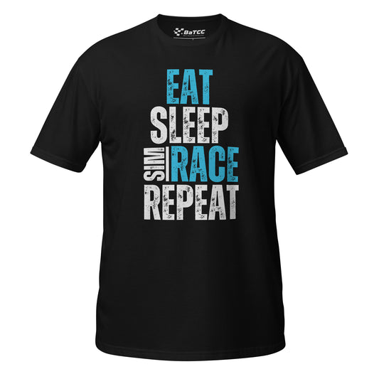 T-Shirt Eat. Sleep. Sim Race. Repeat.