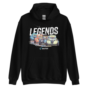 hoodie with legends car 