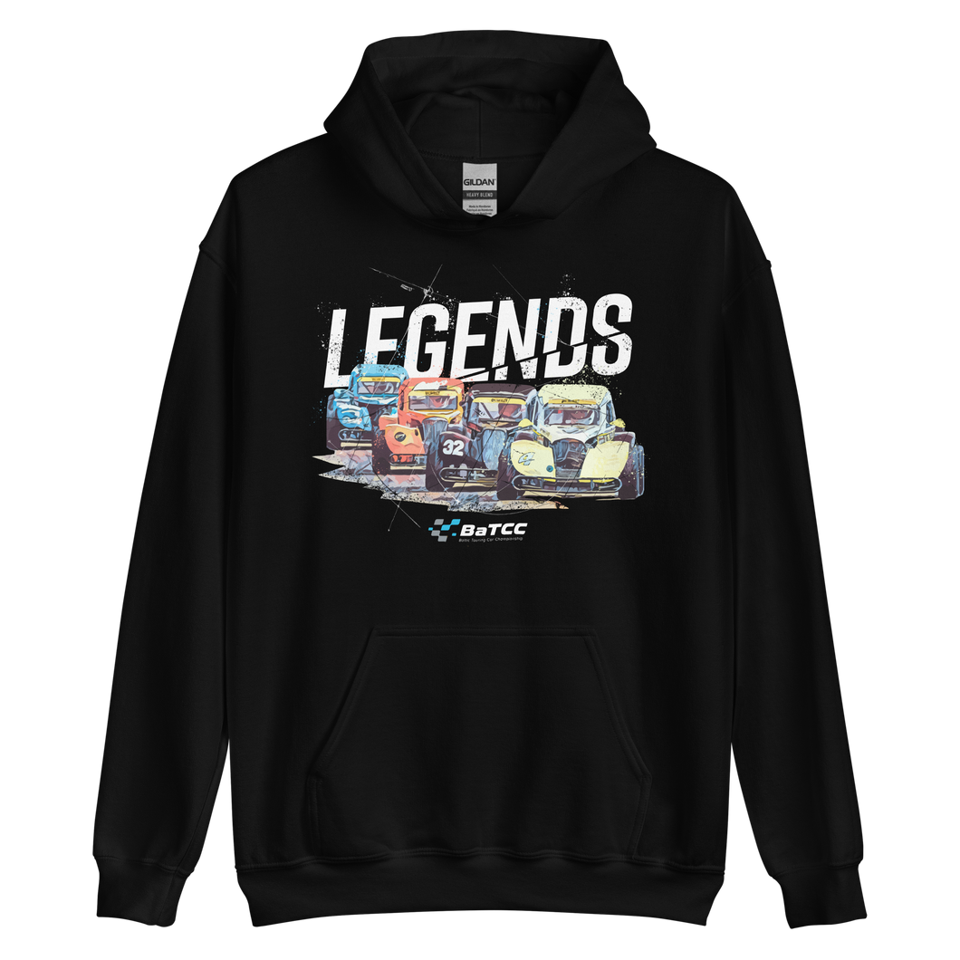 hoodie with legends car 