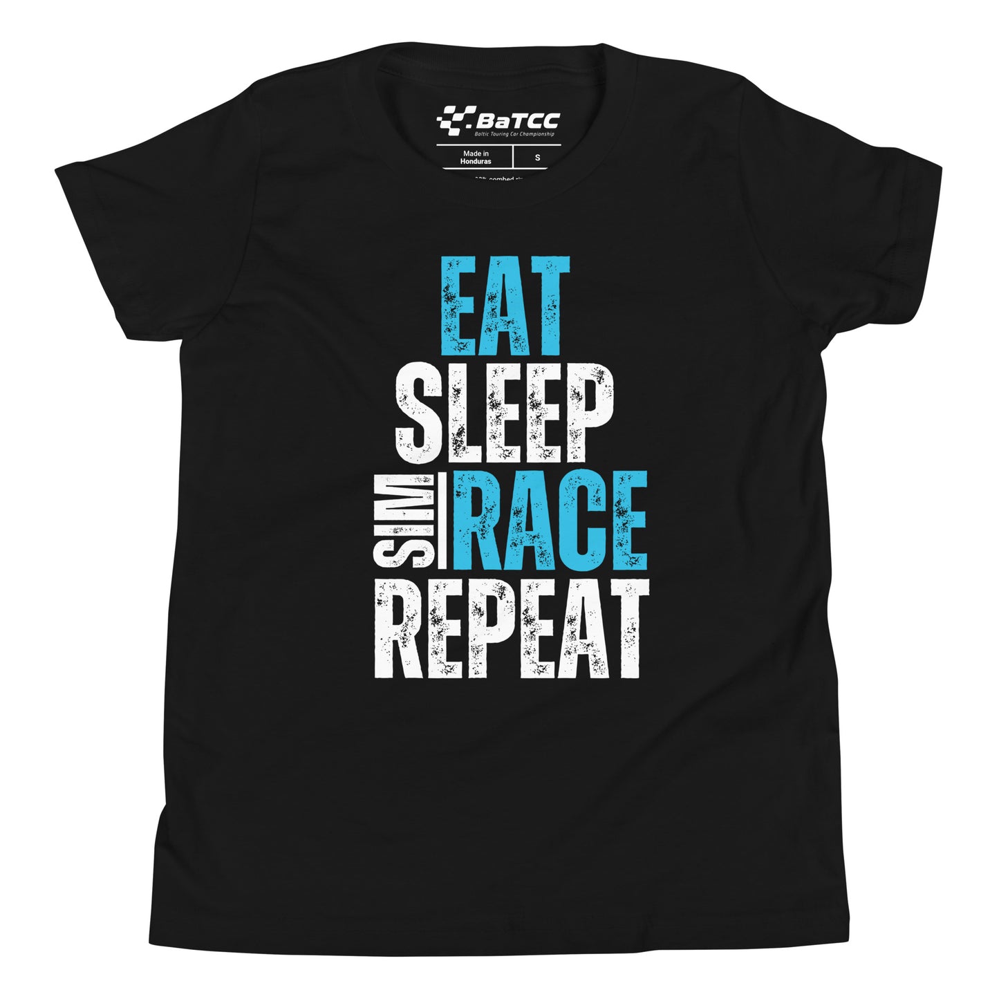 Eat. Sleep. Sim Race. Repeat. Youth T-Shirt