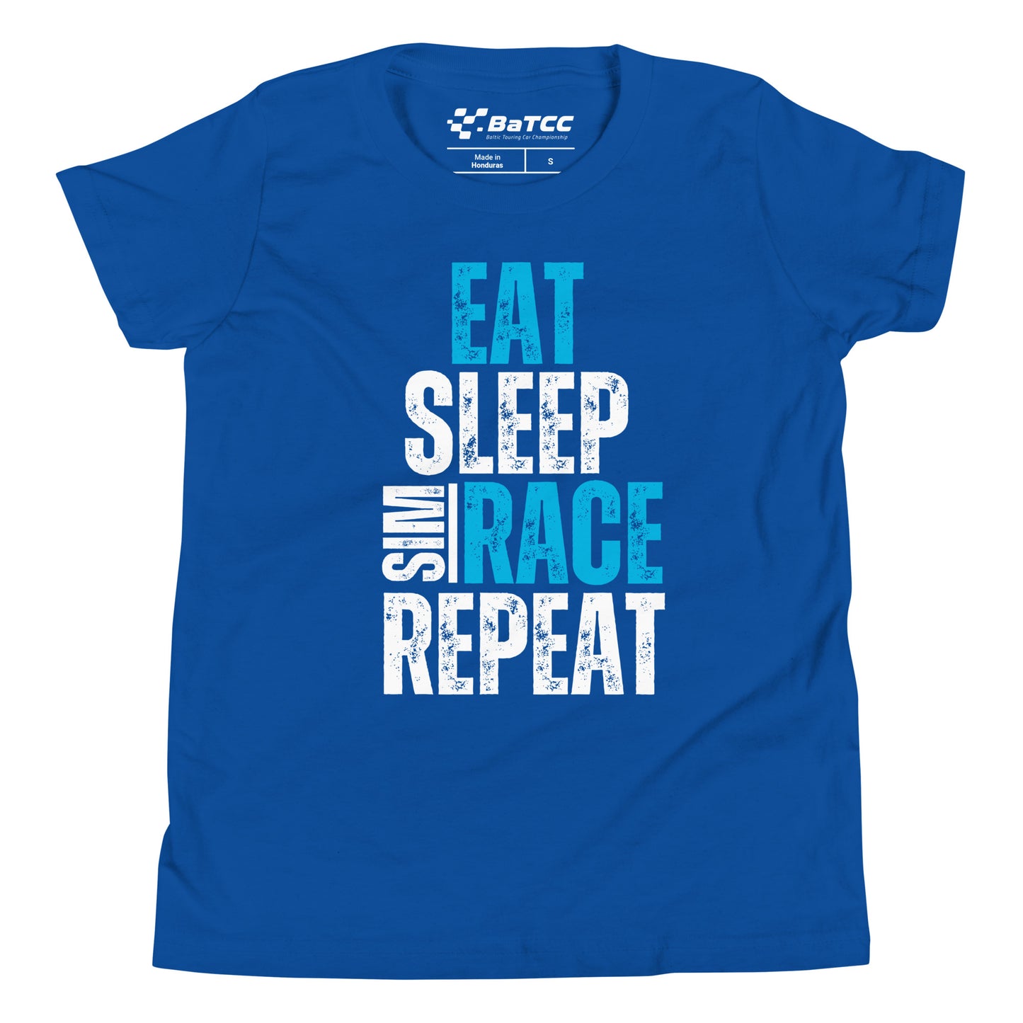 Eat. Sleep. Sim Race. Repeat. Youth T-Shirt