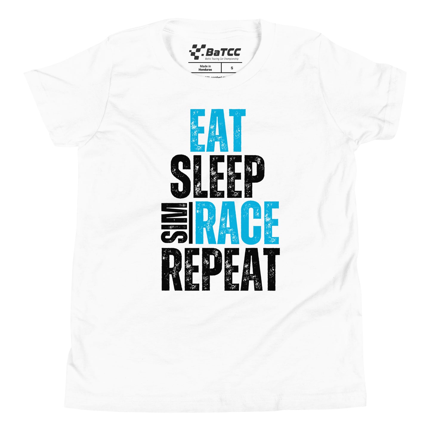 Eat. Sleep. Sim Race. Repeat. Youth T-Shirt