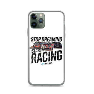 Stop Dreaming Start Racing iPhone Case