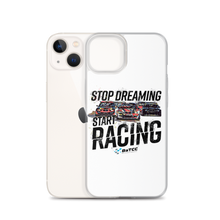 Load image into Gallery viewer, Stop Dreaming Start Racing iPhone Case